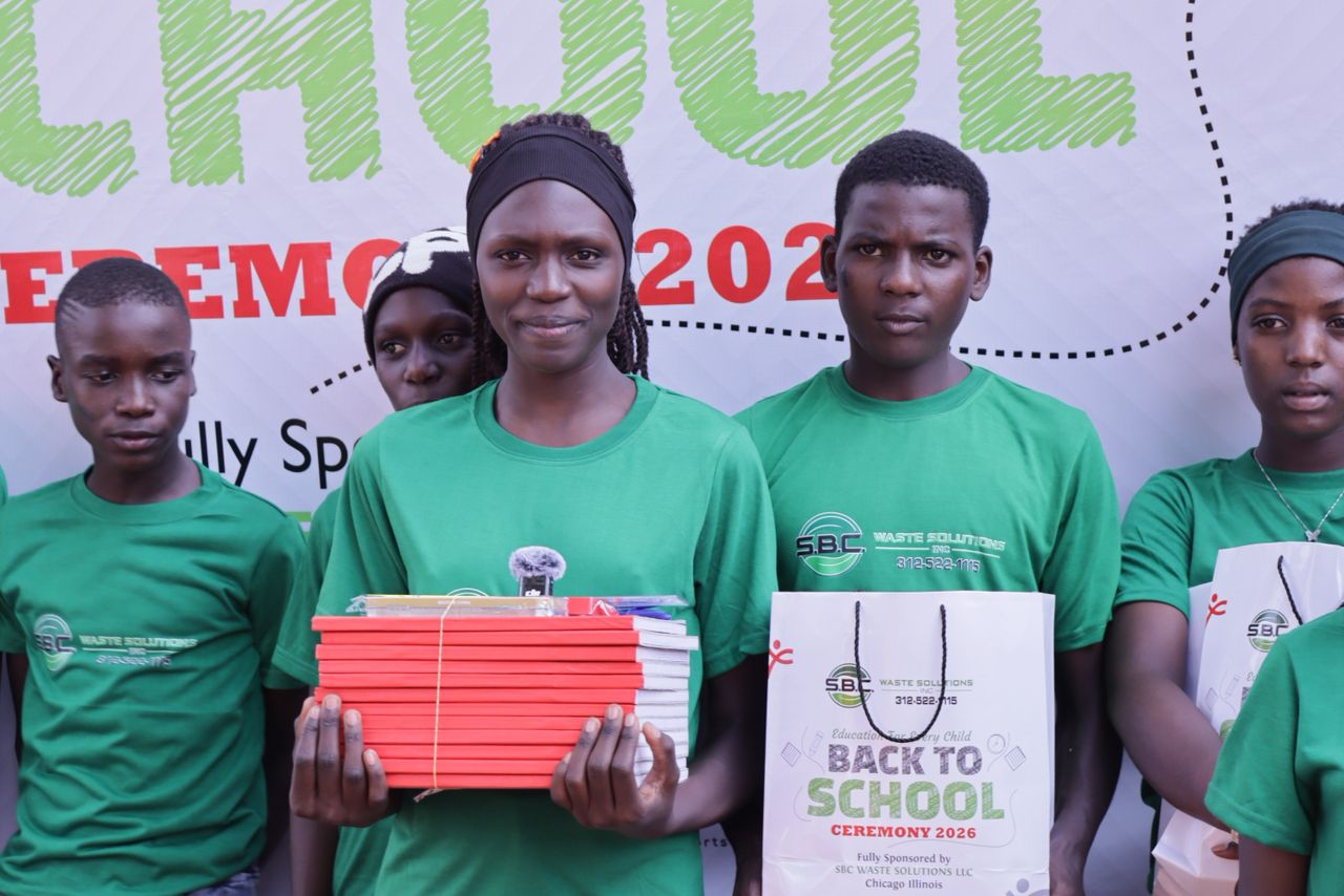 Group photo of happy children