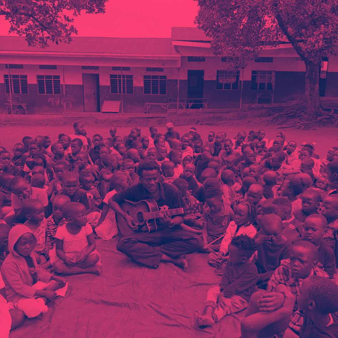 Children participating in recreational activities